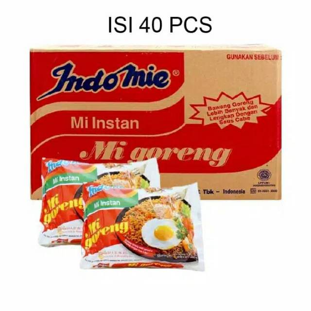 

Indomie Goreng Per Dus Isi 40pcs