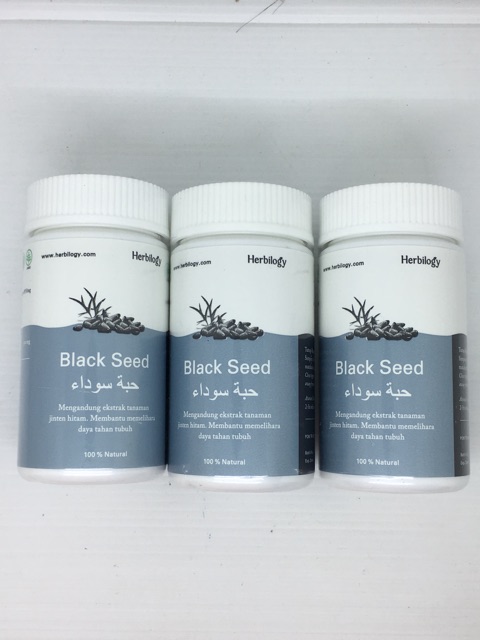 Herbilogy Black Seed (Jintan Hitam/Habbatussauda) Capsule -60 Capsule