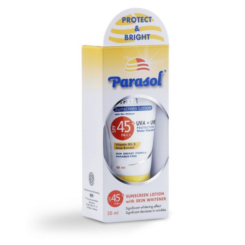 Jual Parasol Sunscreen Lotion Spf 45 50ml Shopee Indonesia