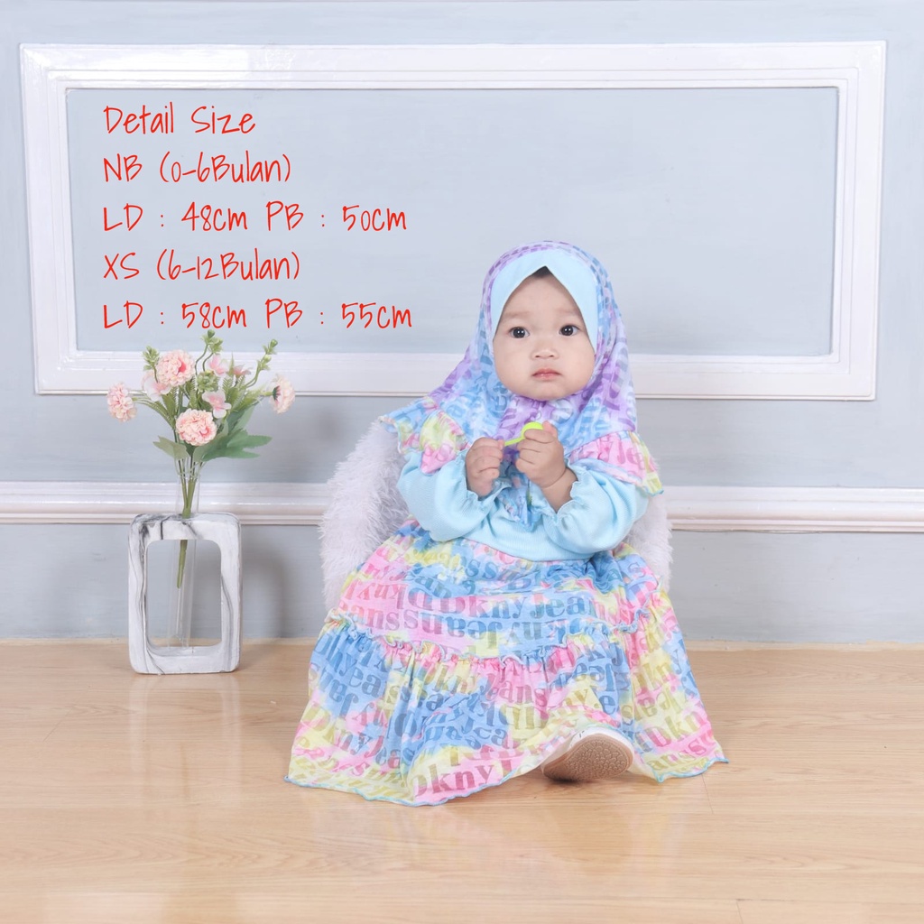 GAMIS BAYI PEREMPUAN 6-12 BULAN I GAMIS BAYI I GAMIS BAYI PEREMPUAN I GAMIS BAYI NEWBORN 6-12 BULAN