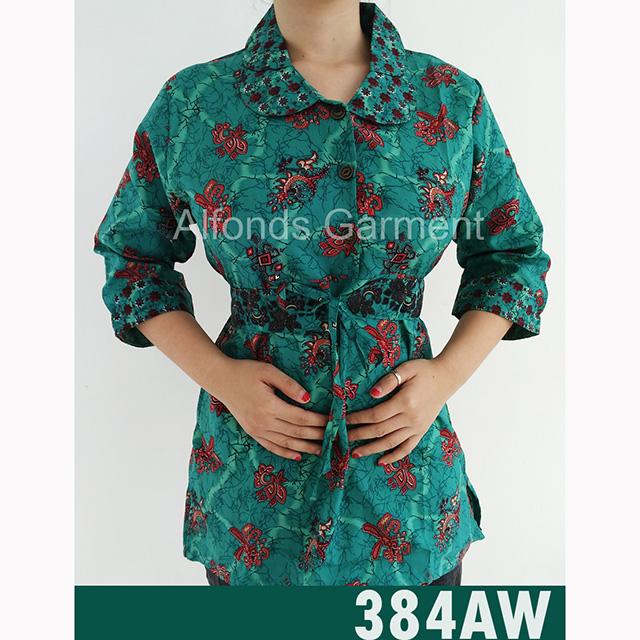 Blouse Batik Modern Wanita, Batik Keraton 384AW