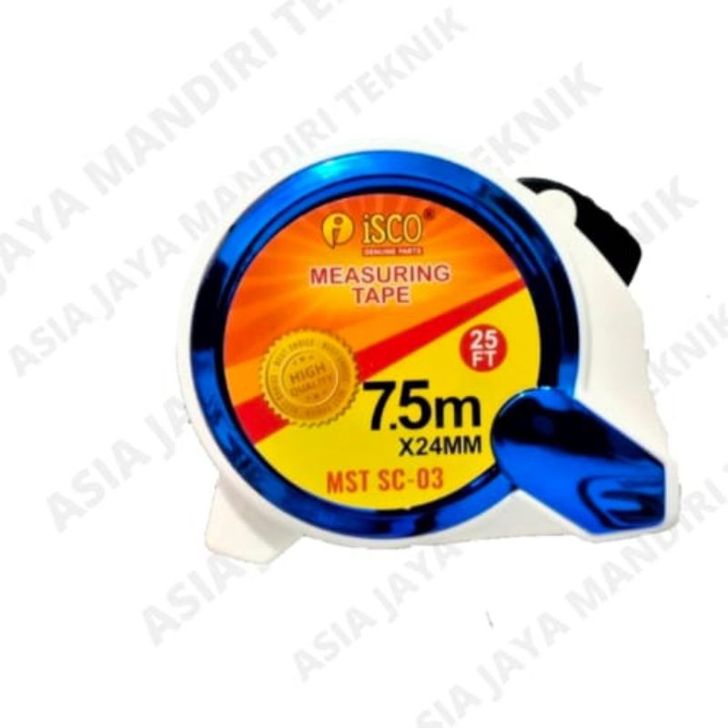 METERAN ROLL 7,5METER ISCO ( MST SC -03 ) / MEASURIMG TAPE 7,5METER ISCO AUTO STOP