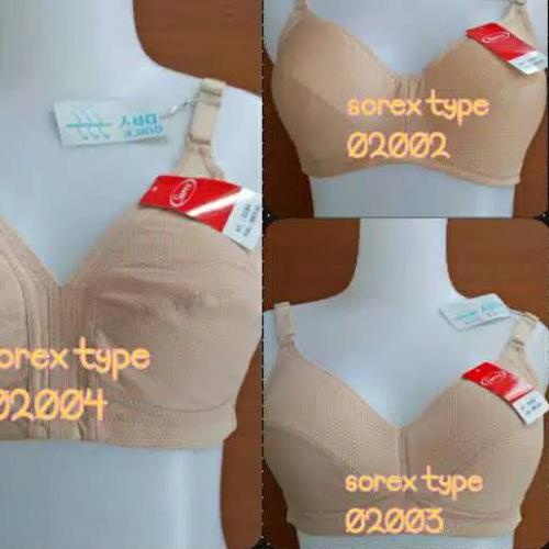 Bh Bra Sport Sorex 02004 Busa Tipis Tanpa Kawat Quick Dry