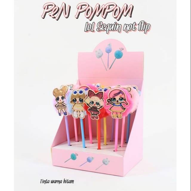 

Pen Pom Pom LOL sequin no flip
