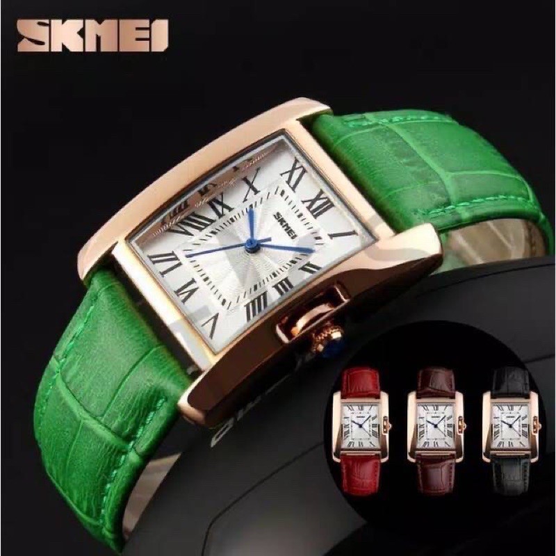 SKMEI 1085 ORIGINAL Jam Tangan Quartz Anti Air dengan Strap Kulit