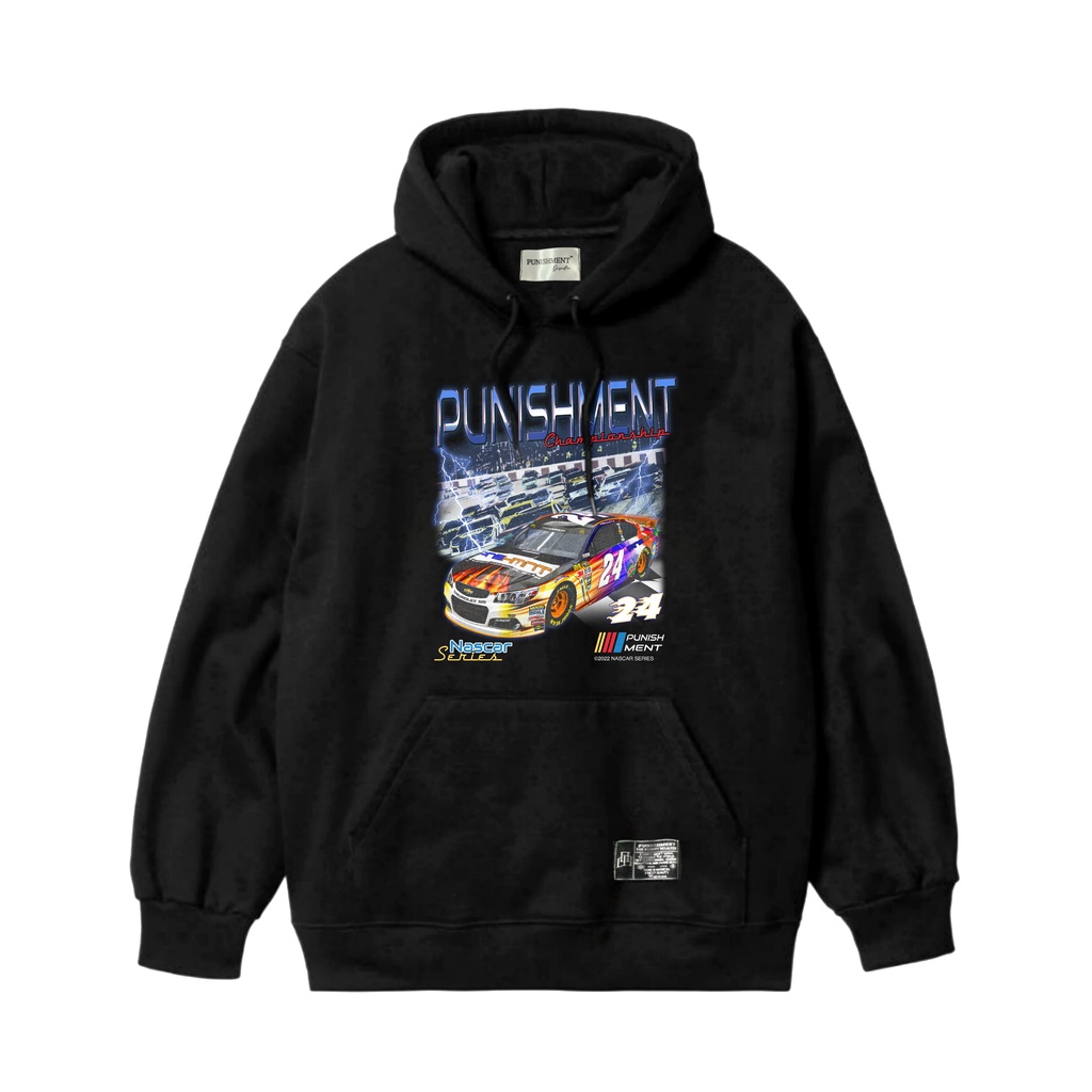 Sweater Hoodie Punishment Nascar Black