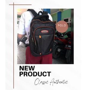 Tas Ransel Laptop POLO Kuat Berkualitas Tinggi Tas Ransel Polo Free jas hujan Tas Ransel Pria Tas Ransel kuliah