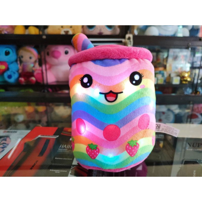 BONEKA BOBA LED PINK STRAWBERRY
