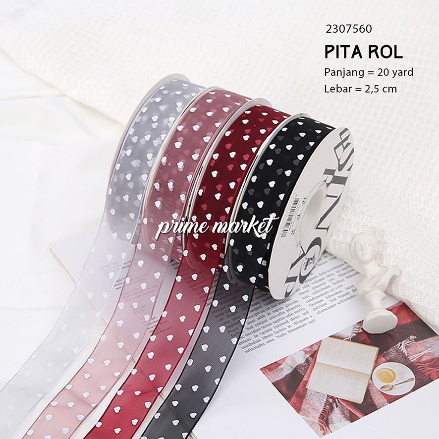 

Pita Roll Buket Bunga Pita Kado Flower Bouquet Ribbon Pita Roll LOVE 18 METER (2307560)
