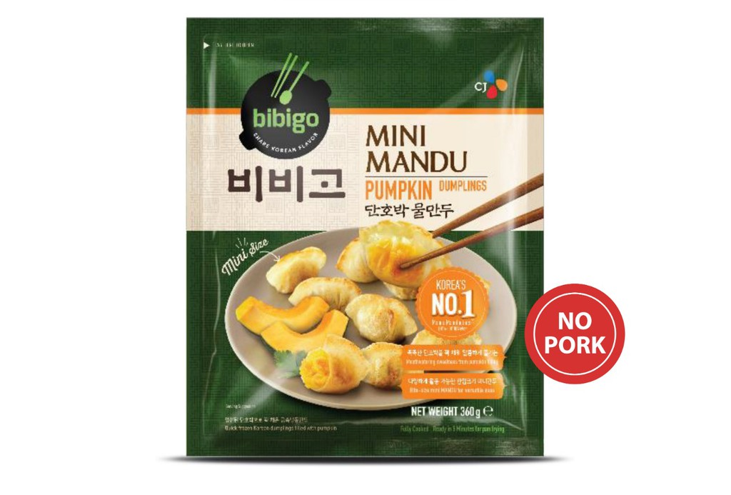 

CJ Bibigo Mini Mandu Pumpkin 360g / Dumpling Isi Labu