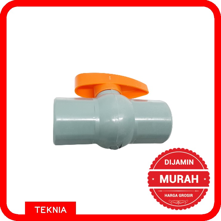 Ball Valve PVC 3/4&quot; HPP - Kran Stop