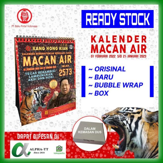 

Office & Stationery | Document Organizer | Kalender Feng Shui Macan Air Imlek 2573/2022 Kang Hong Kian | Best Seller