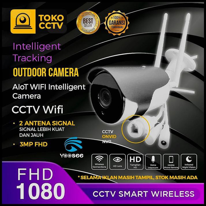 Cctv Ip Wireless Outdoor Full Hd Kamera Pengintai Diskon