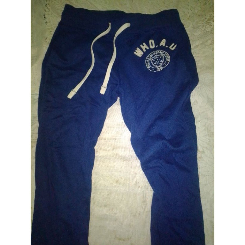 jogger pants training who a. u second