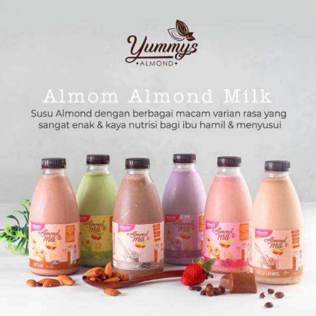 Almond Milk Asi Booster Ready To Drink Shopee Indonesia