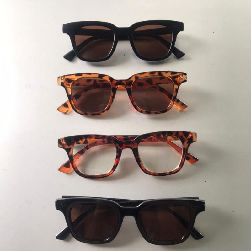 Kacamata Dazzle Brown Tortoise Clear