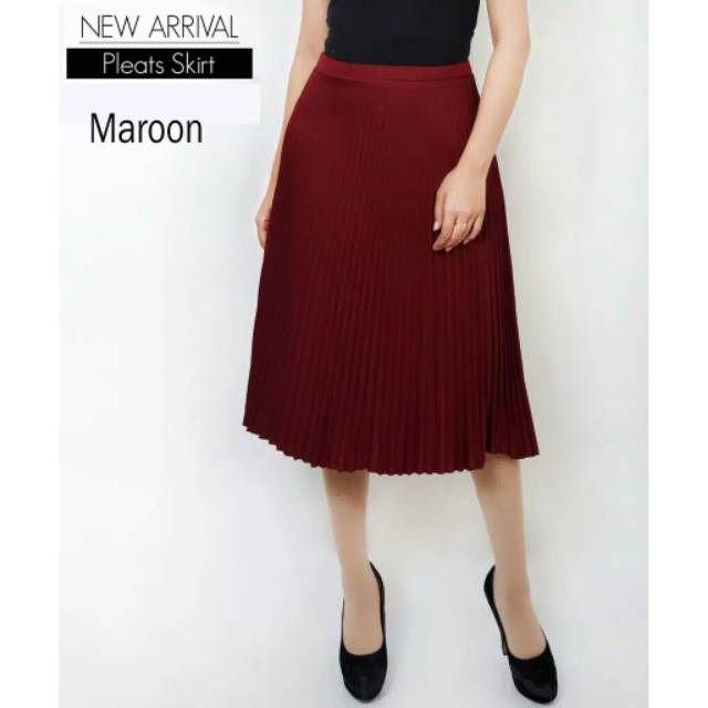 ROK PENDEK PLISKET/ROK FASHION WANITA/MATT HYGET SUPER