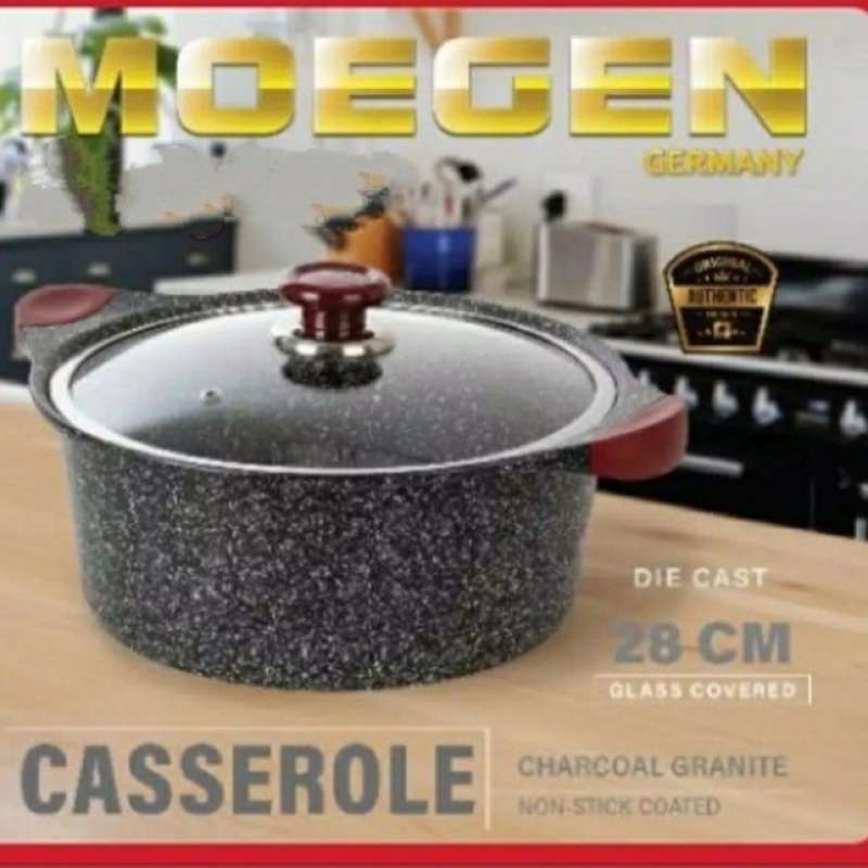 Casserole Moegen Germany With Marble Coating 28/24cm -  Panci Marble Moegen 28/24cm