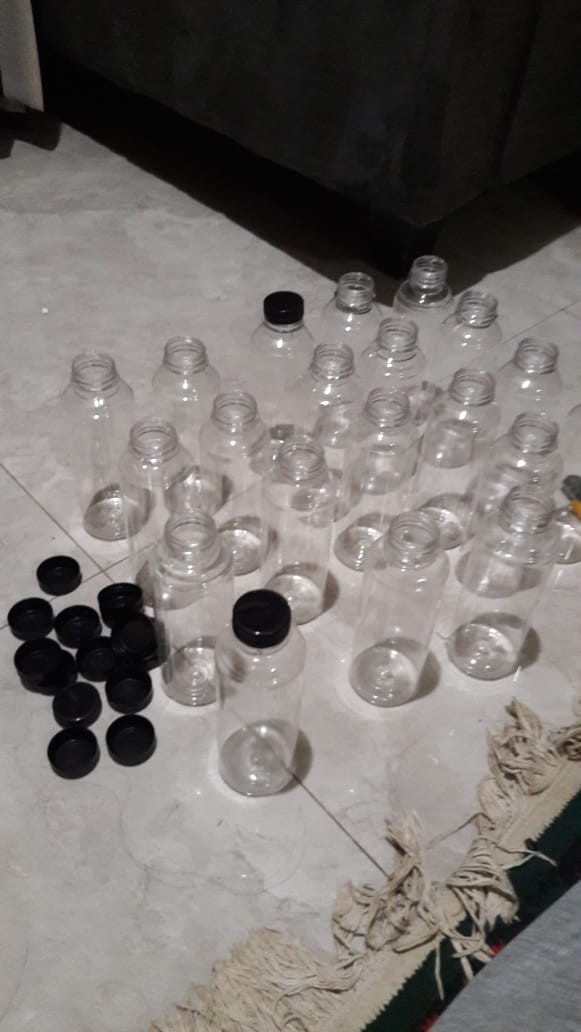 (min 10 Pcs) Botol Minuman Cantik Ln 350 Ml / Botol Tebal