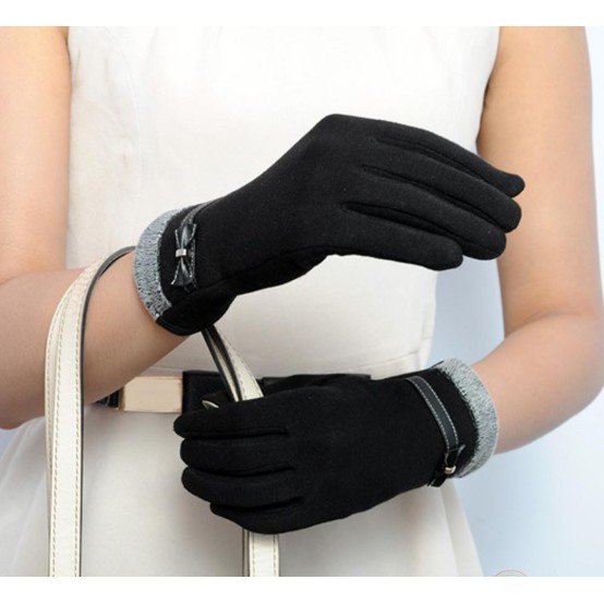 Sarung Tangan Musim Dingin Cewek Wanita Import Touchscreen