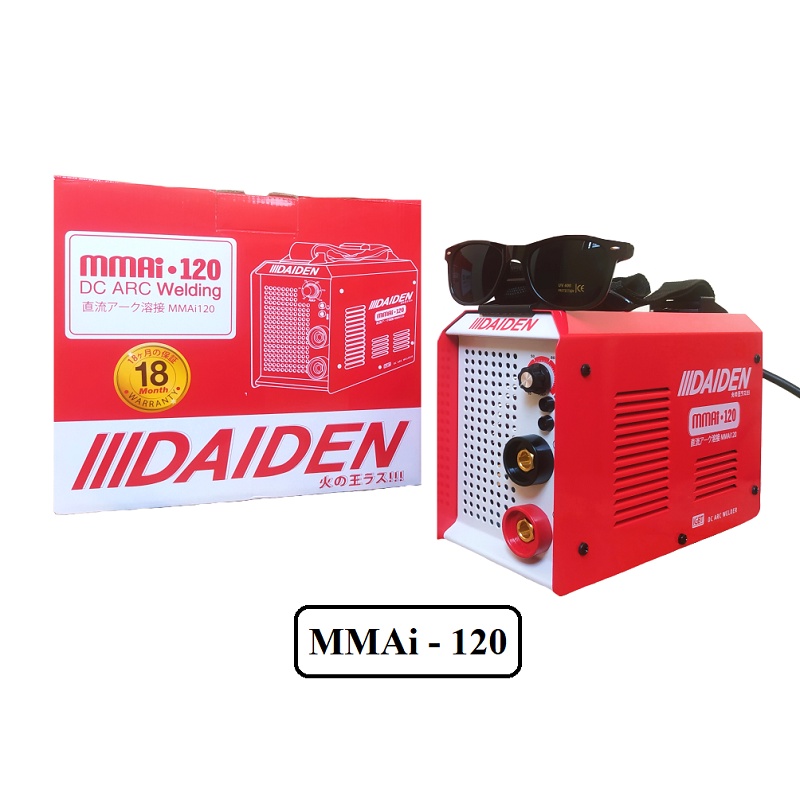 Mesin Las Listrik DAIDEN MMAi 120 Trafo Las Welding Machine 900 Watt Travo Las Mesin Las Daiden MMAi 120A 900 Watt Trafo Las Inverter Listrik 120 A Travo Las Welding Inverter