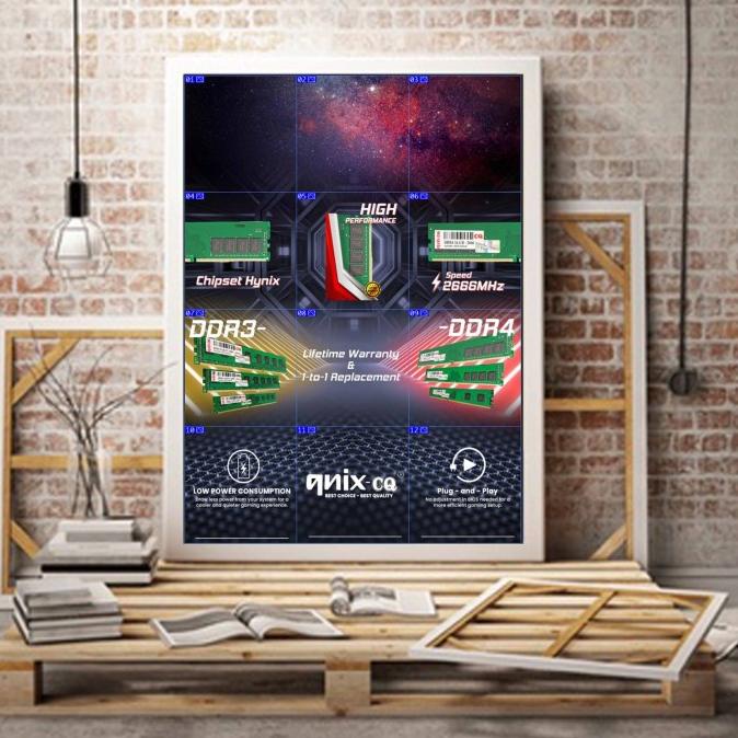 Memory HYNIX DDR3 8GB PC12800 RAM QNIX CQ