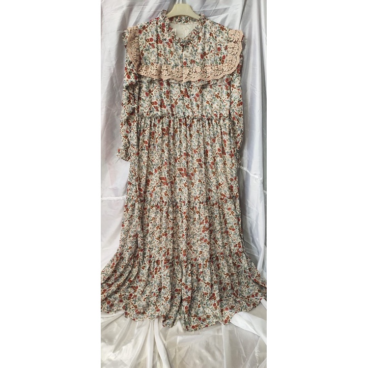 MAXY DRESS / GAMIS / DRESS KOREA MOTIF BUNGA |dress |korea |dresskorea