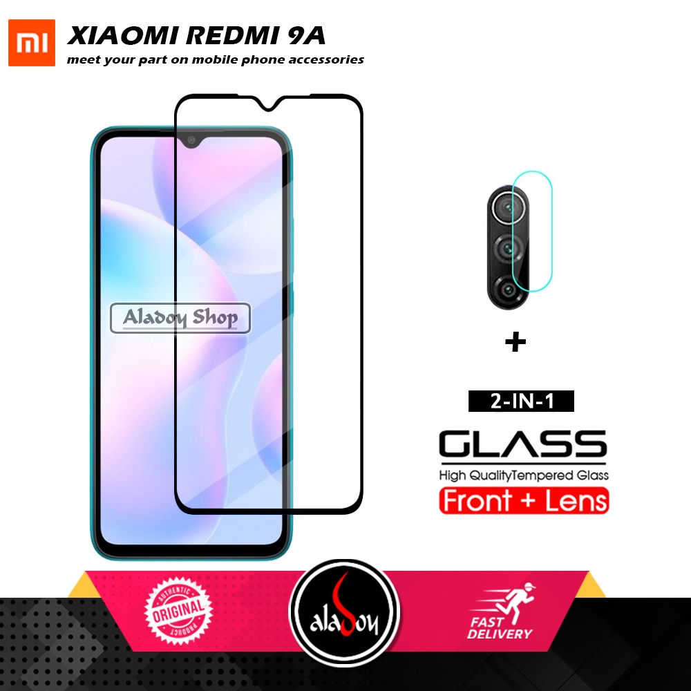 Tempered Glass Layar Xiaomi Redmi 9A Free Tempered Glass Camera