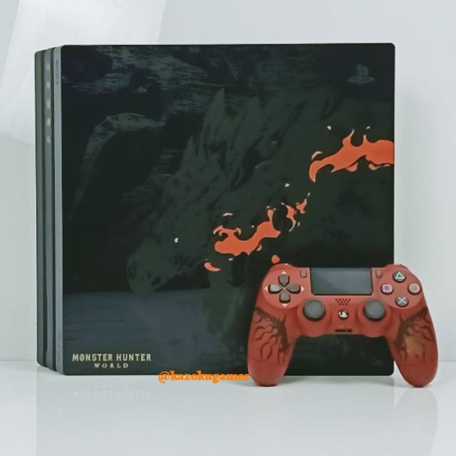 ps4 pro monster hunter world limited edition