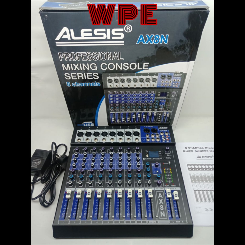 Mixer audio Alesis AX8N Bluetooth 8 Channel