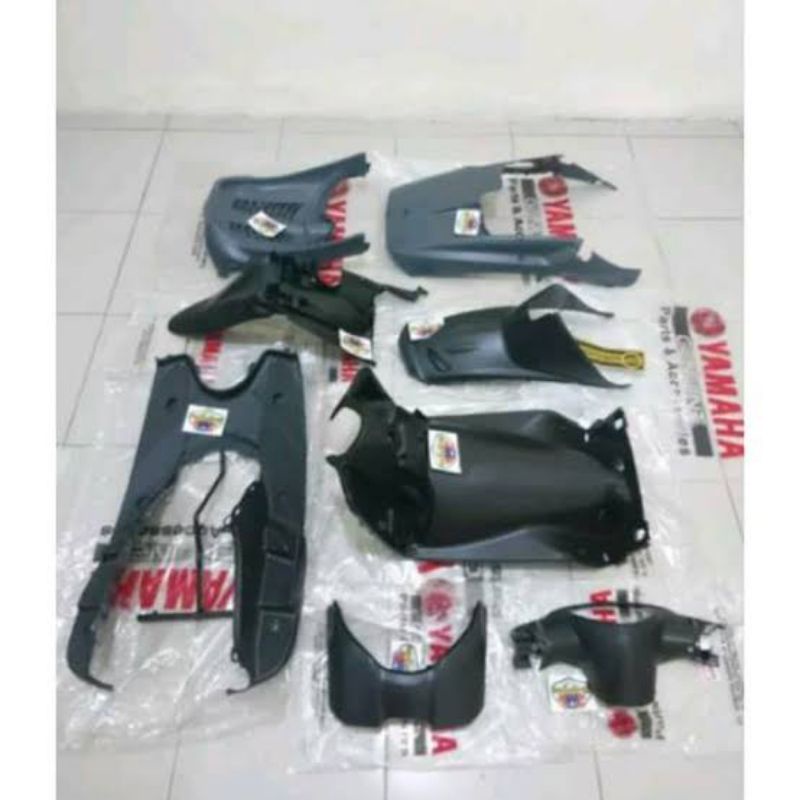 Cover body kasar Yamaha Mio Smile original Abu Abu Gelap
