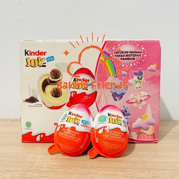 KINDER JOY FOR GIRLS 20GR/KINDERJOY COKELAT MAINAN/COKLAT ANAK