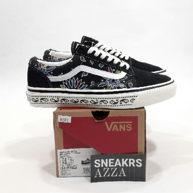 Vans Old Skool 44 DX Anaheim Factory Paisley Black