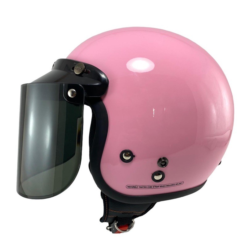 Helm Bogo Polos Retro SNI Warna Pastel Cewek Cowok Hitam Polos Premium