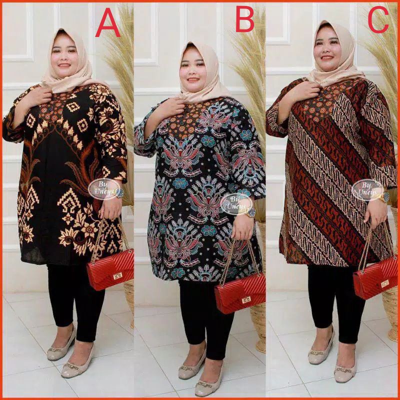 DRESS BATIK SUPER JUMBO TERLARIS BIG SIZE LD 140CM XXXXL XXXXXL 5L 6L 7L