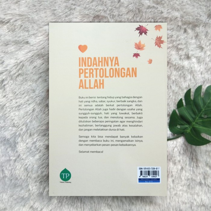 

Buku baru indahnya pertolongan allah