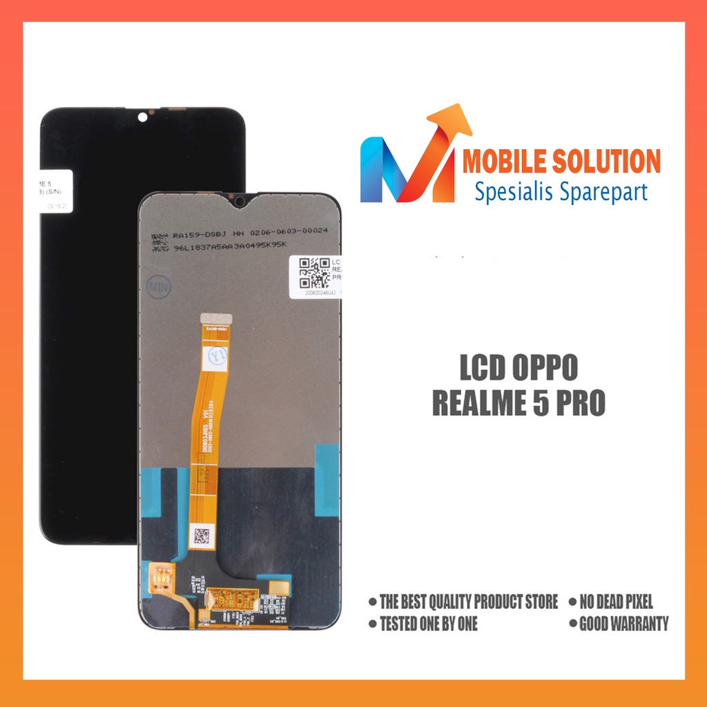 Grosir LCD Realme 5 Pro ORIGINAL 100% Fullset Touchscreen - Parts Kompatible Dengan Produk Oppo Garansi 1 Bulan + Packing / Bubbel