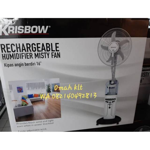 emergency misty fan kipas kabut emergency krisbow