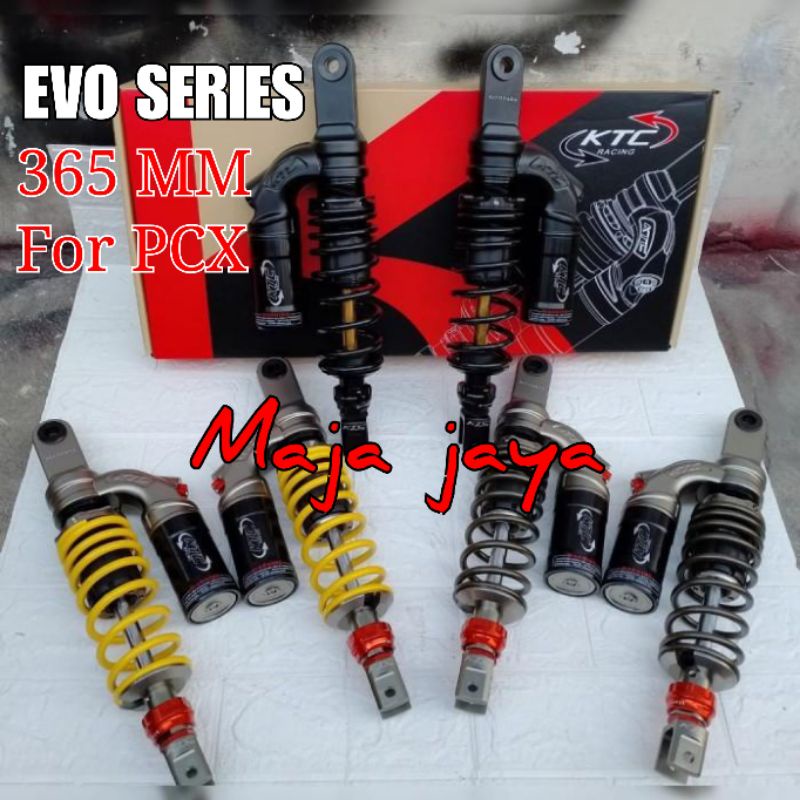 Shock ktc PCX Shockbreker Ktc PCX ukuran 365 Evo series Original Ktc Racing