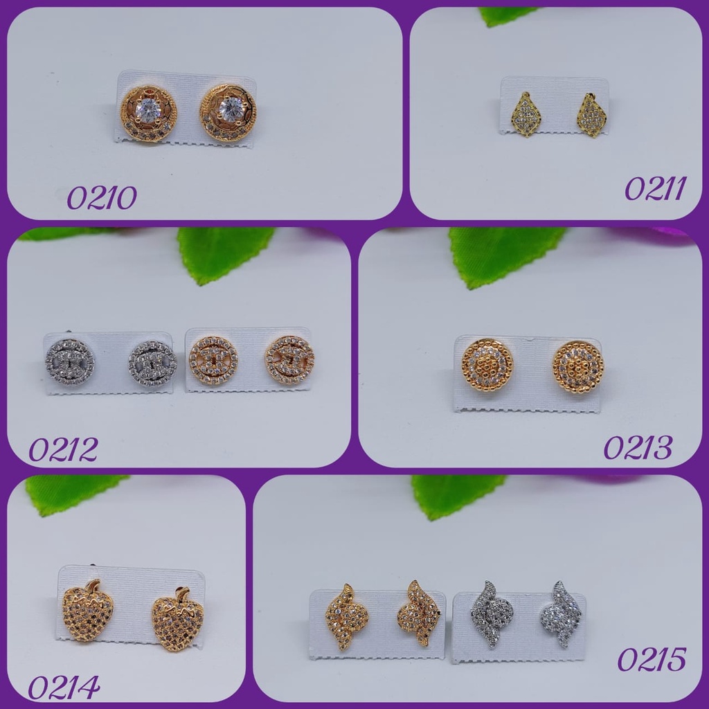 Anting tusuk mata full perhiasan xuping 0210-0215