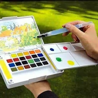 

Sakura Koi WaterColor 24 | Pocket Field Sketc Box