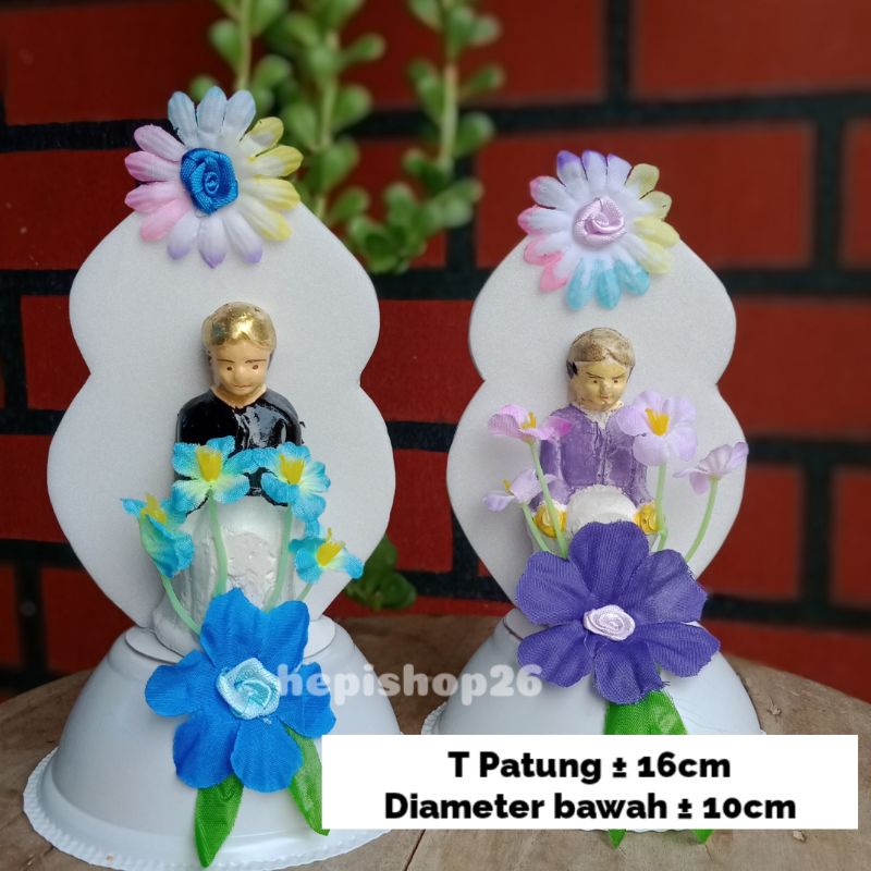 Patung Boneka Sunat/Khitan Hiasan Dekor Topper Kue Bolu Sunat