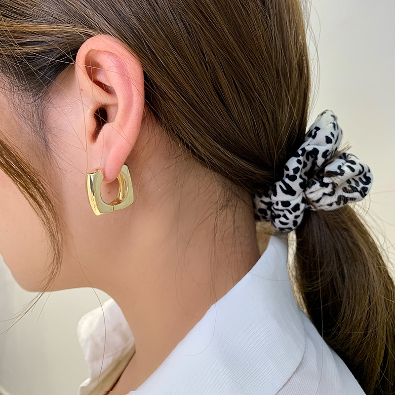 Anting Kait Gantung Bahan Sterling Silver 925 Desain Geometri Gaya Korea / Retro / Simple Untuk Wanita 2022