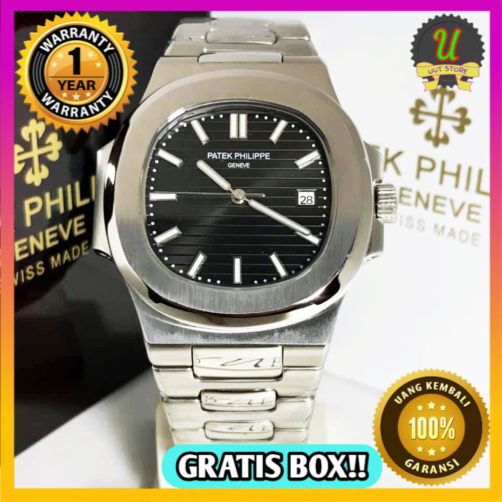 Jam Tangan Merk Jam Tangan Pria Elegan Mewah jam tangan pria pate philipe automatic 42mm premium