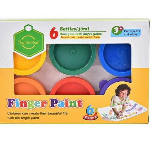 

BIG SALE!! (snc-1272) Mainan Anak Cat Lukis : Washable Finger Paint / Cat Air