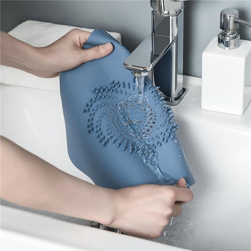 Silicone Large Anti Blocking Sink Floor Drain Pad With handle