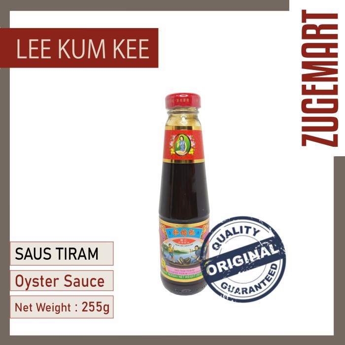 

Lee Kum Kee Premium Oyster Sauce / Saus Tiram Premium 255 Gr