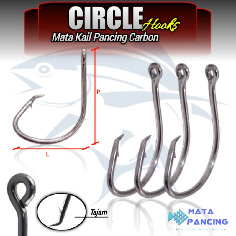 4pcs kail pancing circle untuk dasaran