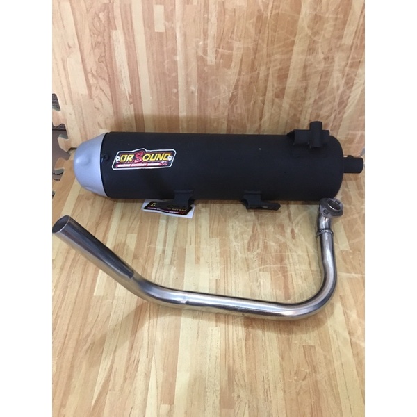Jual knalpot copy cms + end cupp muffler Dr.sound honda Vario 125 150
