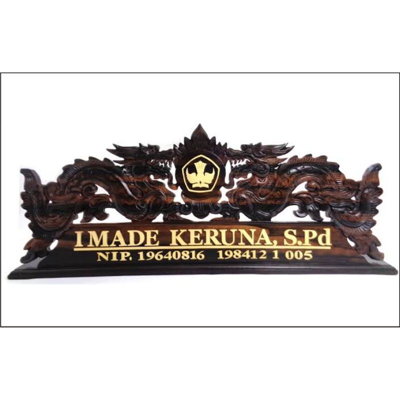 PAPAN NAMA CUSTOM UKIRAN KAYU KHAS JEPARA